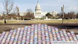 Shanthi Chandrasekar, Joe Biden, Joe Biden inauguration, Shanthi Chandrasekar Joe Biden inauguration, Shanthi Chandrasekar kolam art, Shanthi Chandrasekar kolam art joe biden, Shanthi Chandrasekar artist, Shanthi Chandrasekar inauaguration day, what are kolams, inauguration day kolams, inauguration day news, joe biden inauguration day, kamala harris, kamala harris news