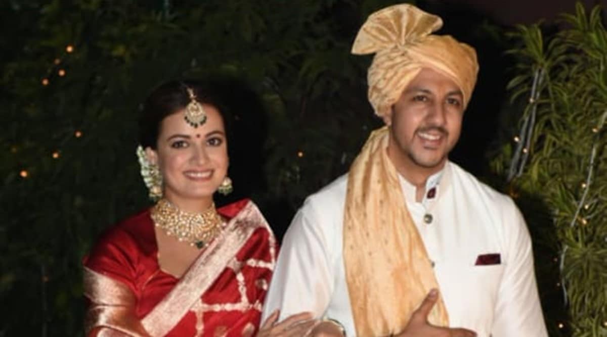 Dia Mirza marries Vaibhav Rekhi in intimate wedding, see first pics - The Indian Express