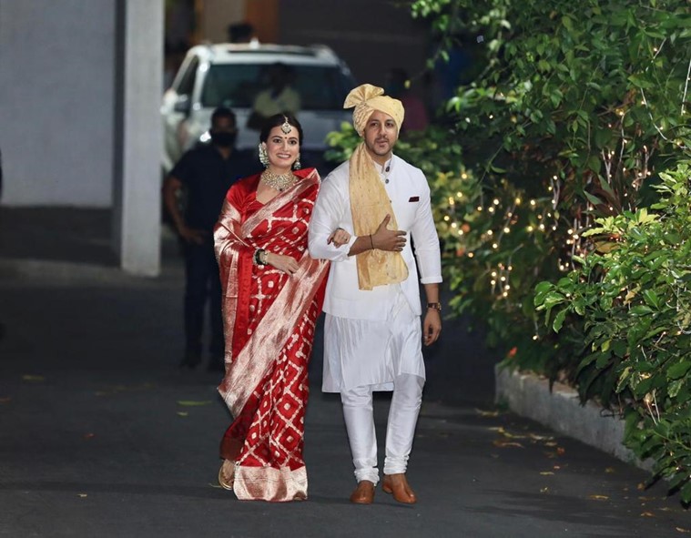 dia mirza vaibhav rekhi wedding pics