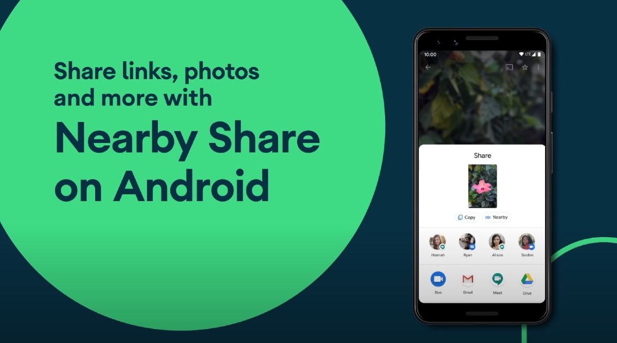 google nearby share app