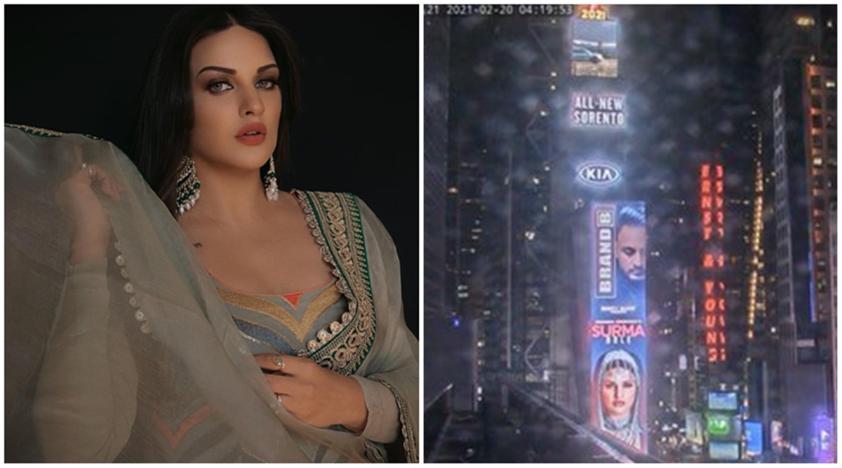 Himanshi Khurana finds herself on Times Square Billboard, reflects ...