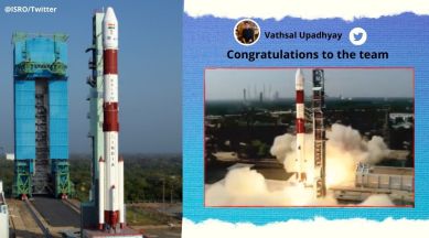 ISRO, ISRO launch, ISRO Sriharikota, ISRO launches PSLV-C51, ISRO launch twitter reaction, Amazonia-1, Trending news, Indian Express news