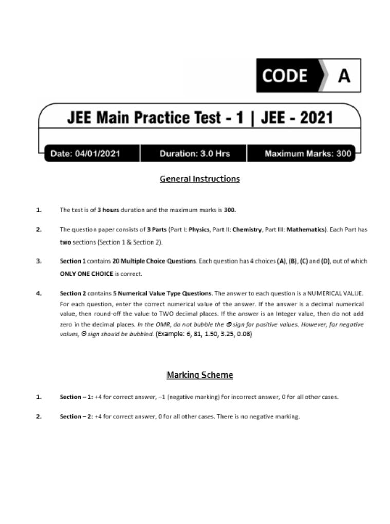 Preparing For Jee Main 2021 Try These Sample Papers Education News The Indian Express