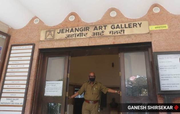 Jehangir Art Gallery, Jehangir Art Gallery in Mumbai, Mumbai's Jehangir Art Gallery, Jehangir Art Gallery photos, Jehangir Art Gallery reopening, inside Jehangir Art Gallery, indian express news