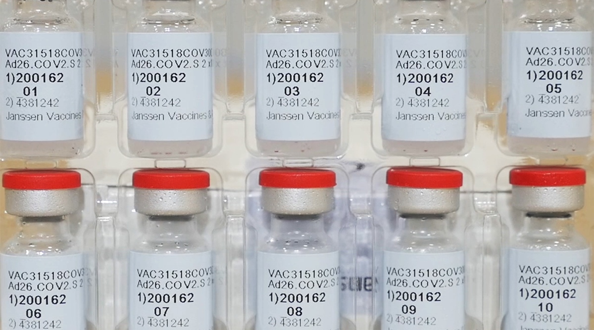 This Dec. 2, 2020 photo provided by Johnson & Johnson shows vials of the Janssen Covid-19 vaccine in the United States. (AP)