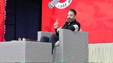 kamal haasan, kamal haasan mnm, tamil election commission, hindi imposition, sanskrit imposition, mnm permanent president, mnm tamil nadu, bjp tamil nadu, Indian Express News