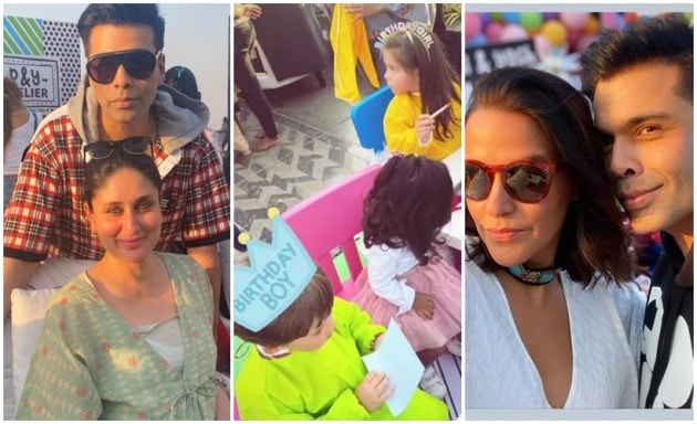 Karan Johar, Yash, Roohi birthday party kareena neha
