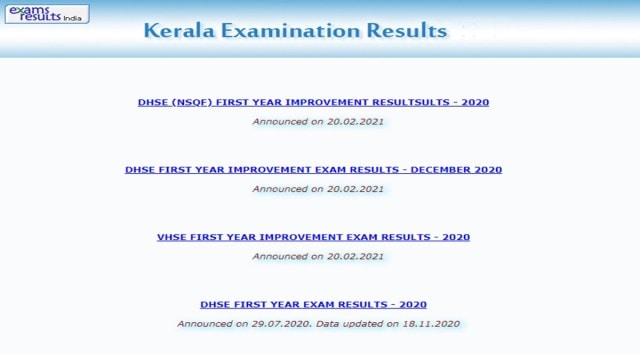 DHSE Kerala result, VHSE Kerala result, board exam results, kerala.gov.in, keralaresults.nic.in, results.itschool.gov.in, cdit.org, prd.kerala.gov.in, results.nic.in, educationkerala.gov.in and examresults.net/kerala.