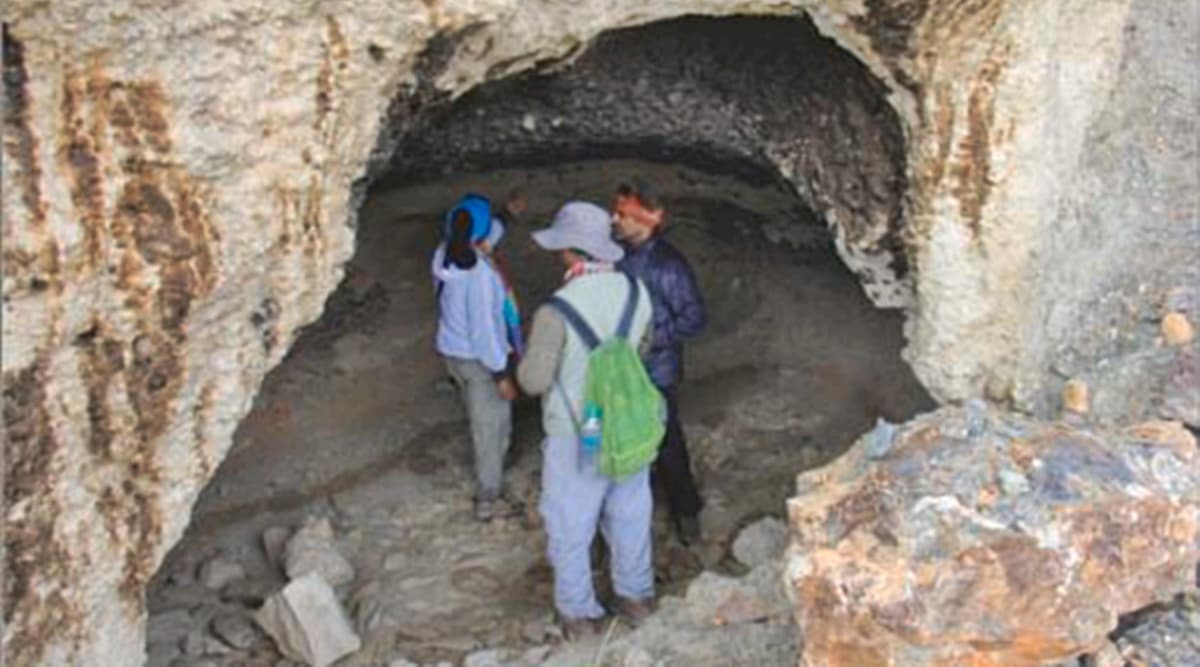 The excavators also noticed small pits present inside many caves, which measured about 8 - 12 feet in height and 10 feet in diameter.