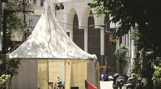 The Markaz building has been under lock and key since March last year, when a case was registered in connection with a Tablighi Jamaat congregation there.