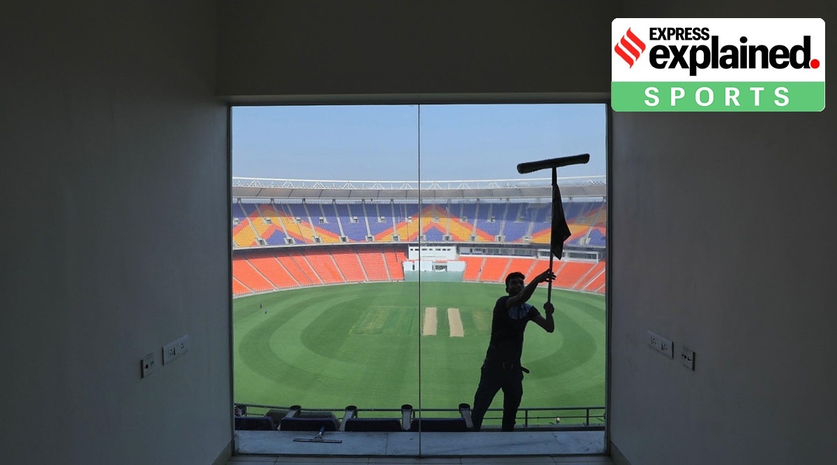 Narendra Modi Stadium, India Vs England series, Motera Stadium, Sardar Vallabhai Patel Stadium, Motera Stadium Renamed, Indian Express