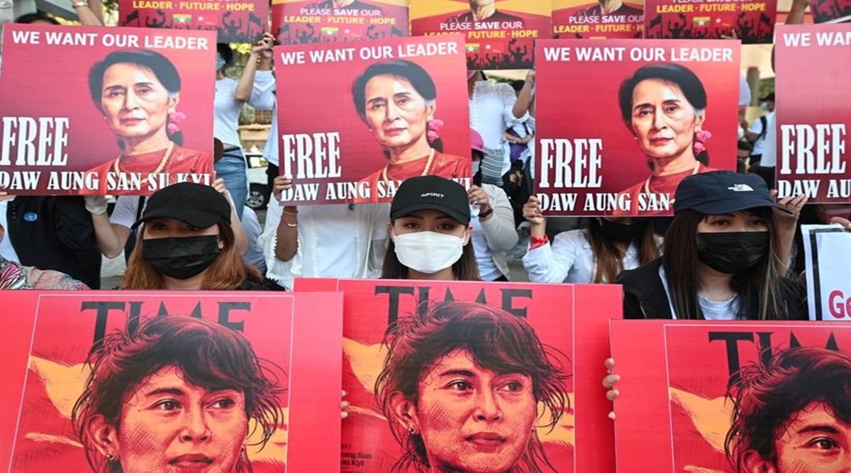 Aung San Suu Kyi, Myanmar coup, Burmese-Indians