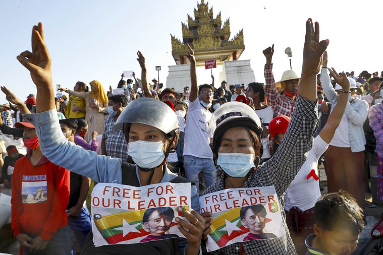 Myanmar Protests Three Finger Salute Explained