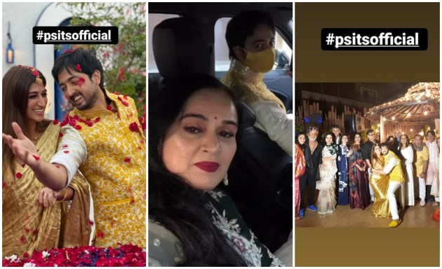 Padmini Kolhapure's son Priyaank Sharma wedding photos