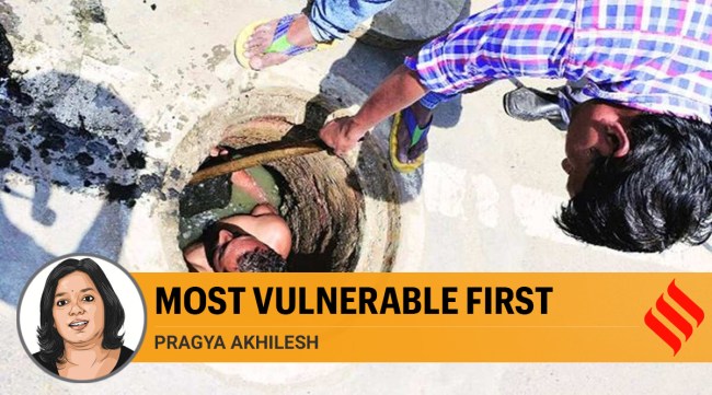 It does not matter if the person to first get vaccinated in India is a sanitation worker or not. What matters is how many of them have actually been vaccinated without the argument that they have already developed ‘herd immunity’.
