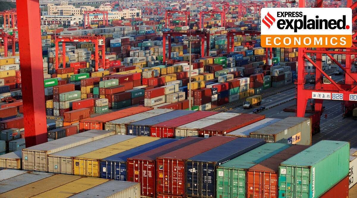 Container boxes are seen at the Yangshan Deep Water Port, part of the Shanghai Free Trade Zone, in Shanghai, China in 2016. (Reuters Photo: Aly Song, File)
