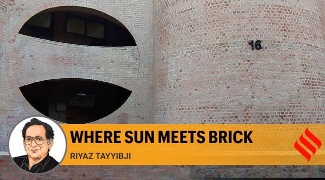 Louis Kahn's architecture at IIM-A (Express Photo: Nirmal Harindran)