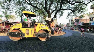 Road construction, Steel use in Road projects, Steel use in bridge projects, Nitin Gadkari, Transport minister, steel from recycled scrap, Indian express news