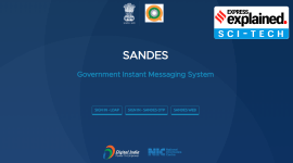 Sandes Sandes, Sandes app, Sandes government app, Sandes website, new app Sandes, whatsapp Sandes, Ministry of Home Affairs, instant messaging apps, Government of India apps, digital india, new Instant messaging platform, indian express explained, sci tech explained, indian express