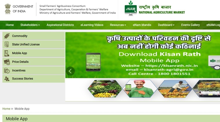 eNAM platform, Maharashtra news, Maharashtra agriculture, National Agriculture Market, Maharashtra State Agricultural Marketing Board, eNAM app, india news, indian express