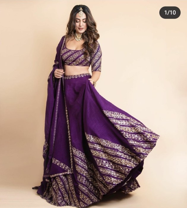 Hina Khan in a lehenga: 15 pictures you must not miss today | Lifestyle