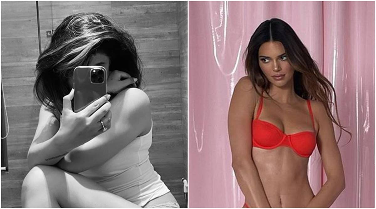 Kim Kardashian Praises Sister Kendall Jenner's Lingerie Selfie