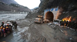 Tapovan Tunnel, Uttarakhand glacier burst