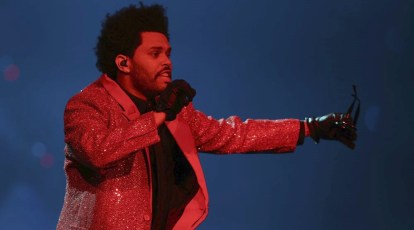 Super Bowl The Weeknd Red Blazer Jacket