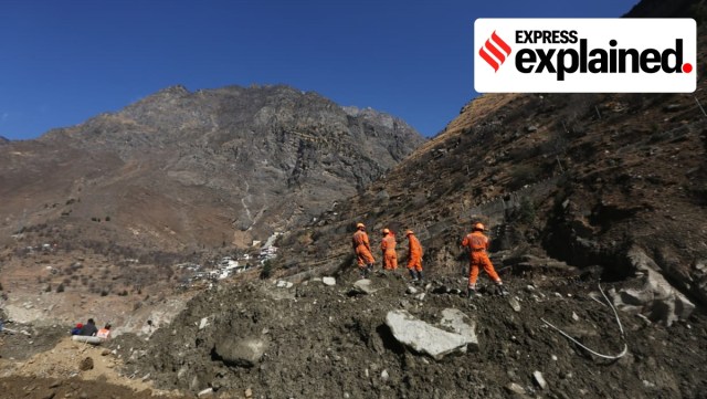 uttarakhand flash floods, uttarakhand disaster, tapovan plant, Dhauli Ganga river, express explained