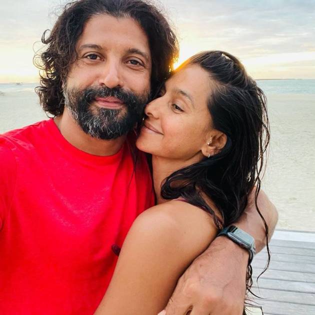 farhan akhtar with shibani dandekar