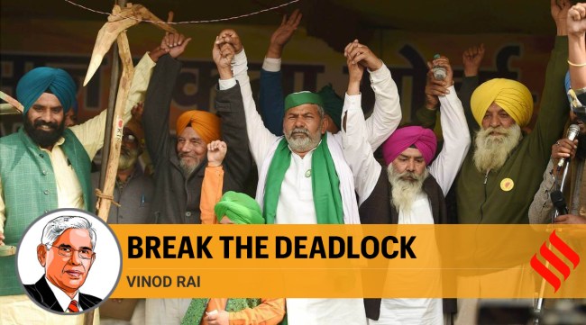 farmers protest, rakesh tikait, rakesh tikait kandela mahapanchayat, Modi on farmers protest, farmers protest news, Farm laws, Vinod Rai writes, indian express column