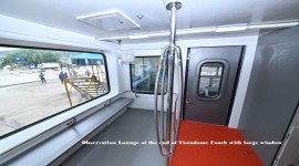 South Western Railway, Vistadomes, Vistadome coaches, western ghats train ride, Bengaluru to Mangaluru trains, Prime Minister Narendra Modi, Vistadome coach facilities, india news, indian railways, indian express