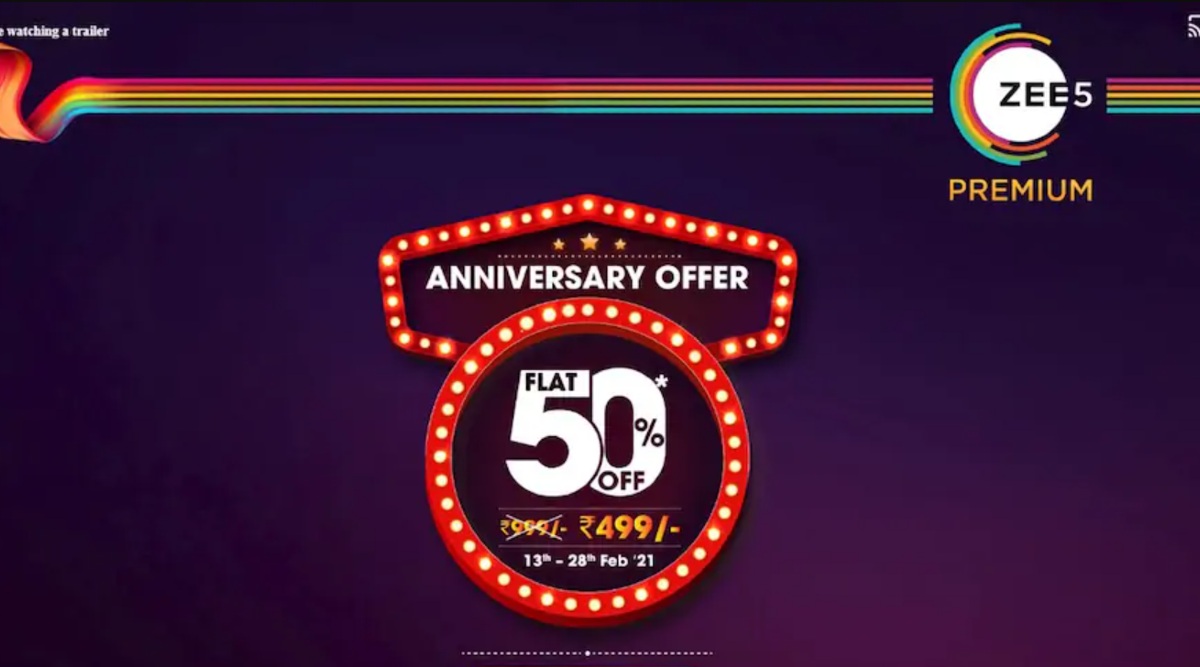 Zee5 Premium Annual Subscription Gets 50 Per Cent Price Cut All You Need To Know Technology News The Indian Express
