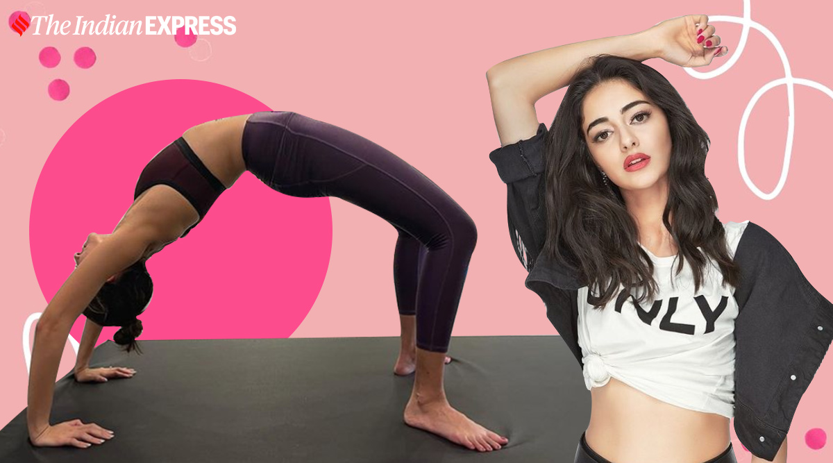 Ananya Panday aces various backbends; gives major fitness goals