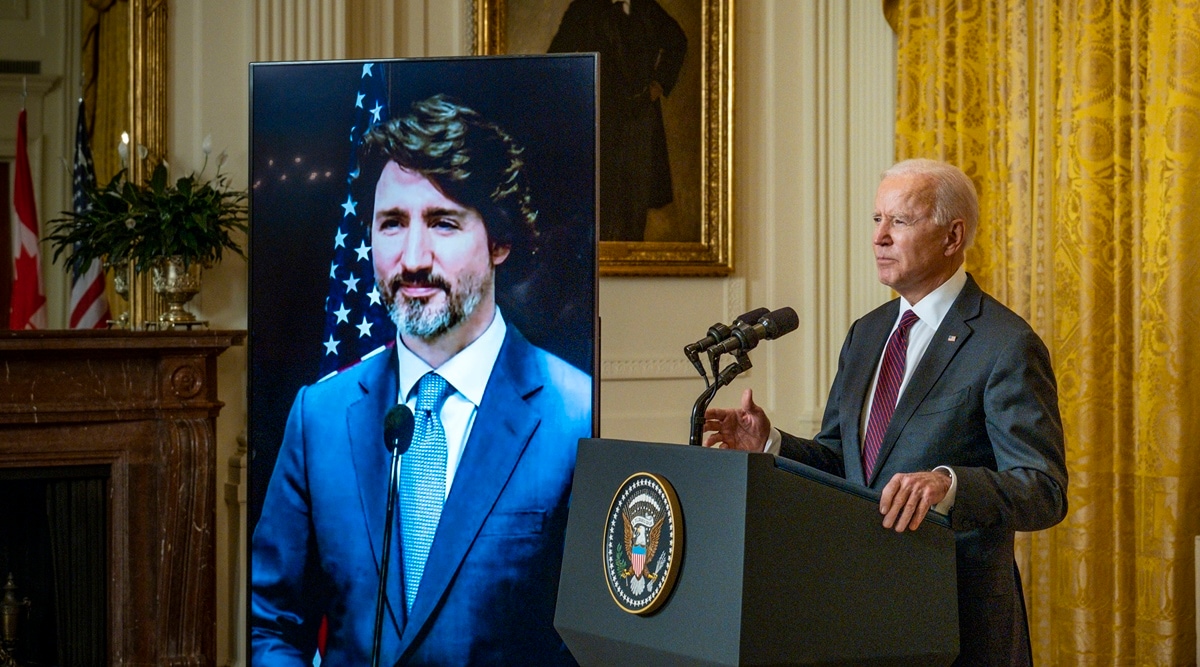 Coronavirus forces Biden to forgo pomp for U.S.-Canada meeting
