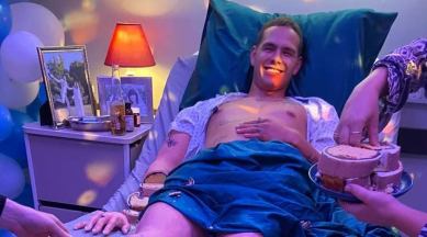 cake man, cake man viral tweet, hyper realistic cake man, everything is cake trend, twitter reactions, indian express, indian express news