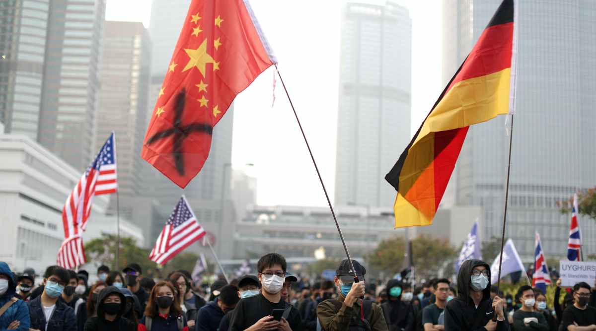 Hong Kong protesters rally in support of the human rights of Xinjiang Uighurs in Hong Kong, China, December 22, 2019. (File photo: REUTERS)