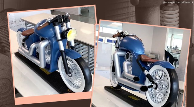 Chocolate motorcycle, motorcycle sculpture, Chocolate chef, Amaury Guichon chocolate sculpture, Chocolate sculpture, Amaury Guichon videos, Trending news, Indian Express news