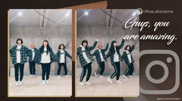 Japan, dance group, Japanese dance group, Bollywood dance group, Asianz Dance group, Asianz Dance group  chammak challo dance cover, Asianz Dance group dancing to Bollywood songs, Trending news, Indian Express news