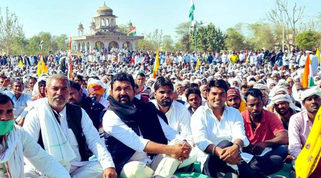 farmers protest, farmers protest delhi borders, farmers protest rajasthan, farmers protest jaipur, rajasthan farmers protests, farm laws protest, Indian express