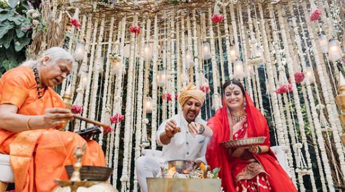dia mirza vaibhav rekhi wedding