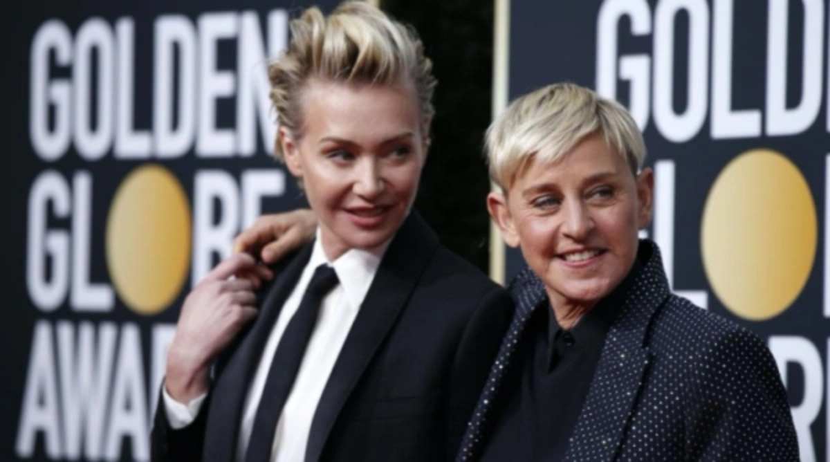 Ellen Degeneres Made Me Feel Comfortable About Who I Am Wife Portia De Rossi Lifestyle News The Indian Express