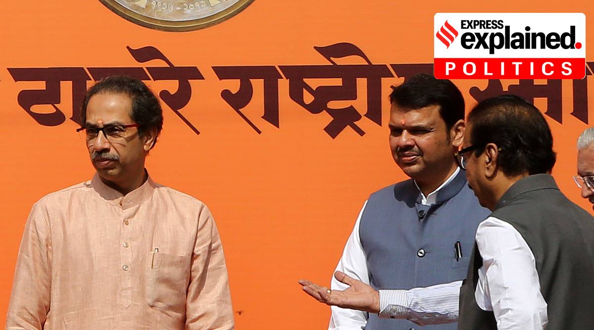 Uddhav Thackeray with Devendra Fadnavis (Express Photo/File)
