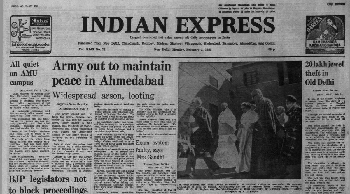 Forty Years Ago, February 2, 1981: Anti-quota stir