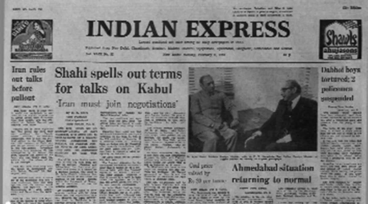 UN Secretary Genera, pak afghan talks, Bohra conference, US forces Persian gulf, forty years ago, indian express news