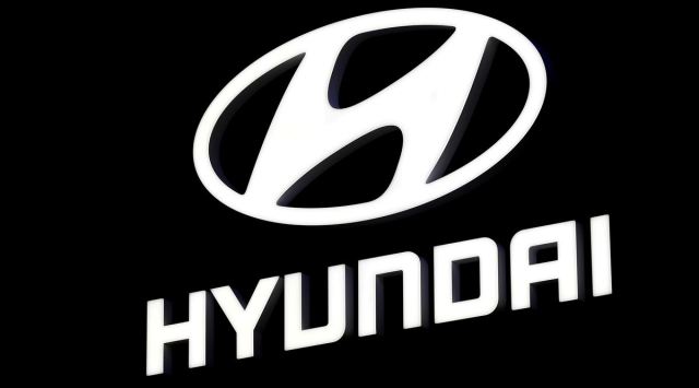 A Hyundai booth displays the company logo at the North American International Auto Show in Detroit, Michigan, U.S. January 16, 2018. (REUTERS)