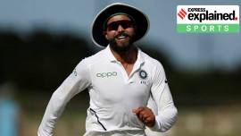 ravindra jadeja, virat kohli, india vs england test series, ind vs eng 1st test, india england chennai test, joe root, ben stokes, r ashwin, bumrah, india vs engalnd score, indian express news
