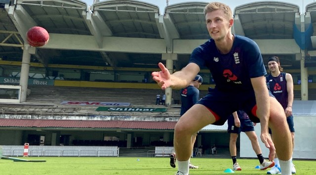 England's Joe Root during a training session at MA Chidambaram Stadium (Source: PTI)