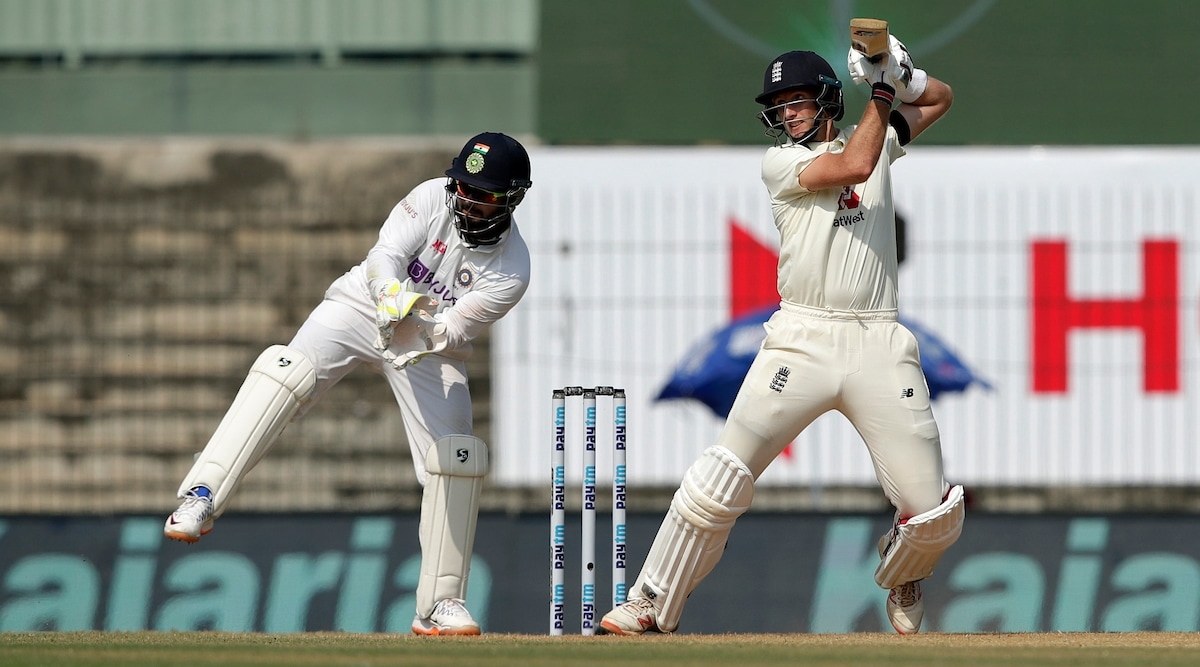 Joe Root in action for England during the first Test against India. (AP)