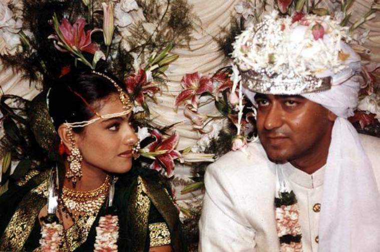 Kajol cannot stop staring at Ajay Devgn as couple celebrates 22nd wedding anniversary | Entertainment News,The Indian Express